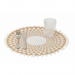 Set 6 Tovagliette bianca...